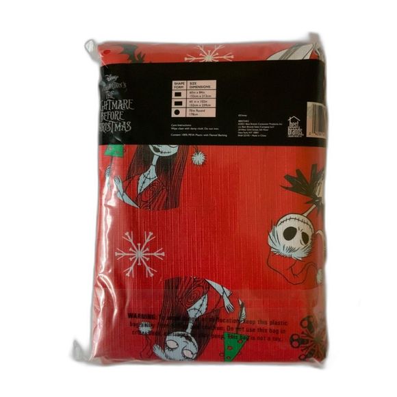 Nightmare Before Christmas Tablecloth 60inch x 108inch - Picture 2 of 2